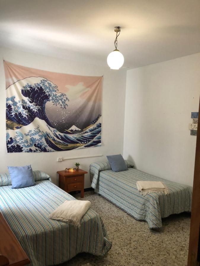 Casa en primera línea de playa Rota Exterior foto
